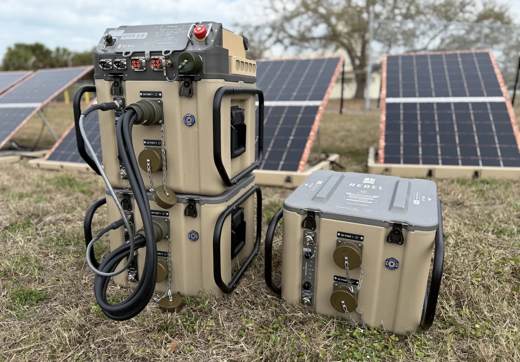 HYPER™ power system connected to expansion battery modules