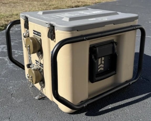 HYPER™ battery module photographed outdoors