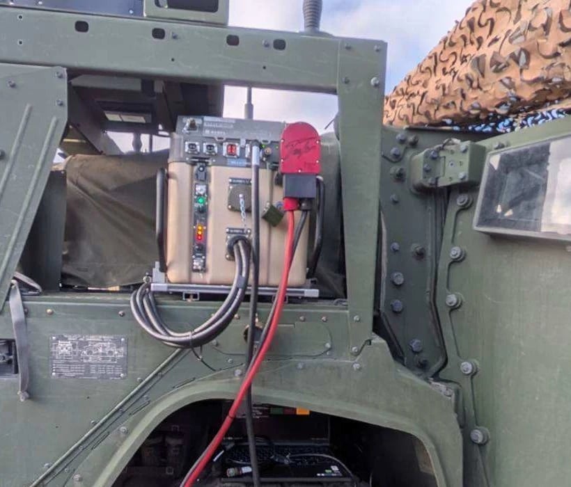 HYPER™ power system installed on a tactical vehicle