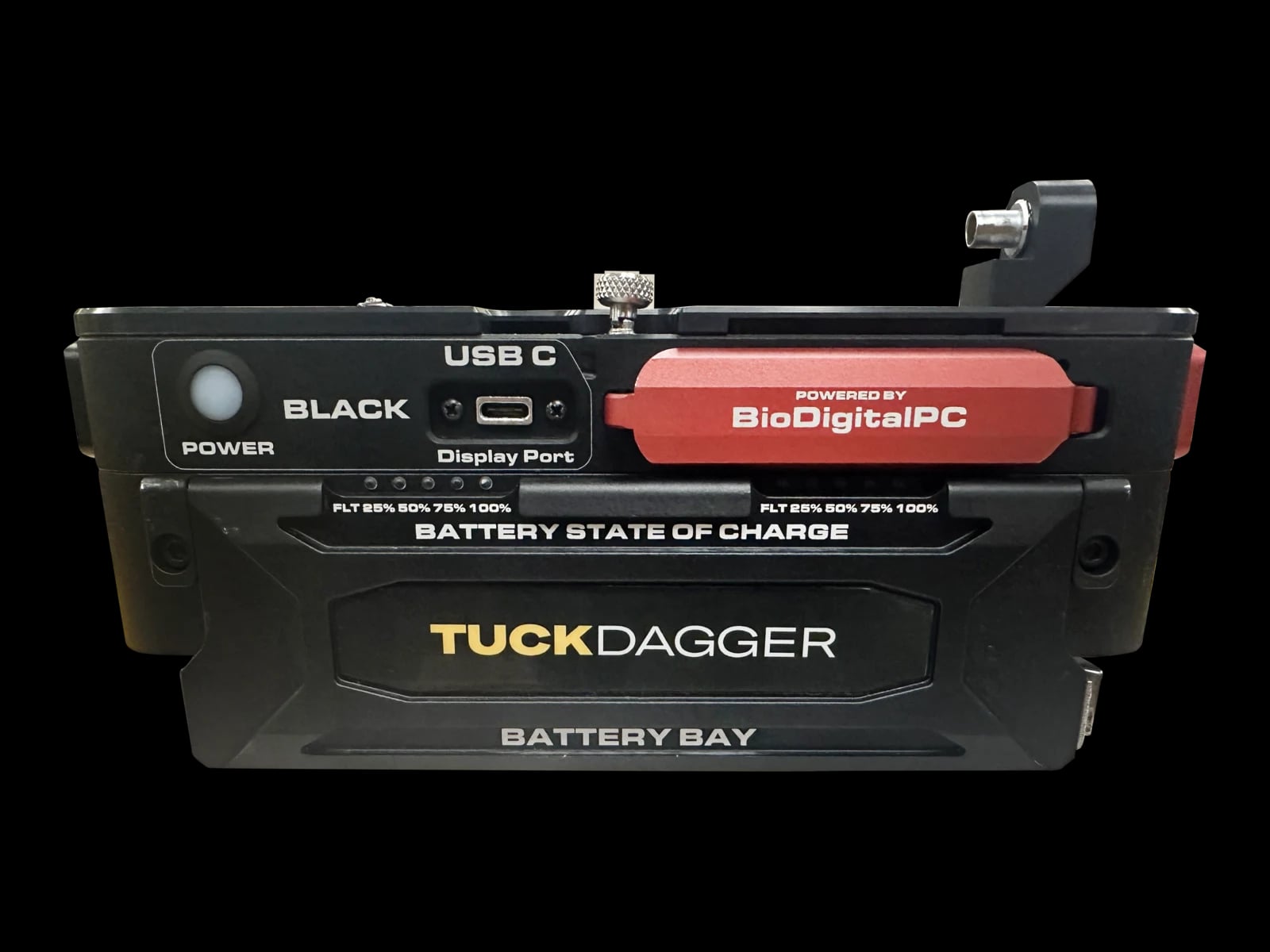 Front view of the TUCK™ DAGGER communications system